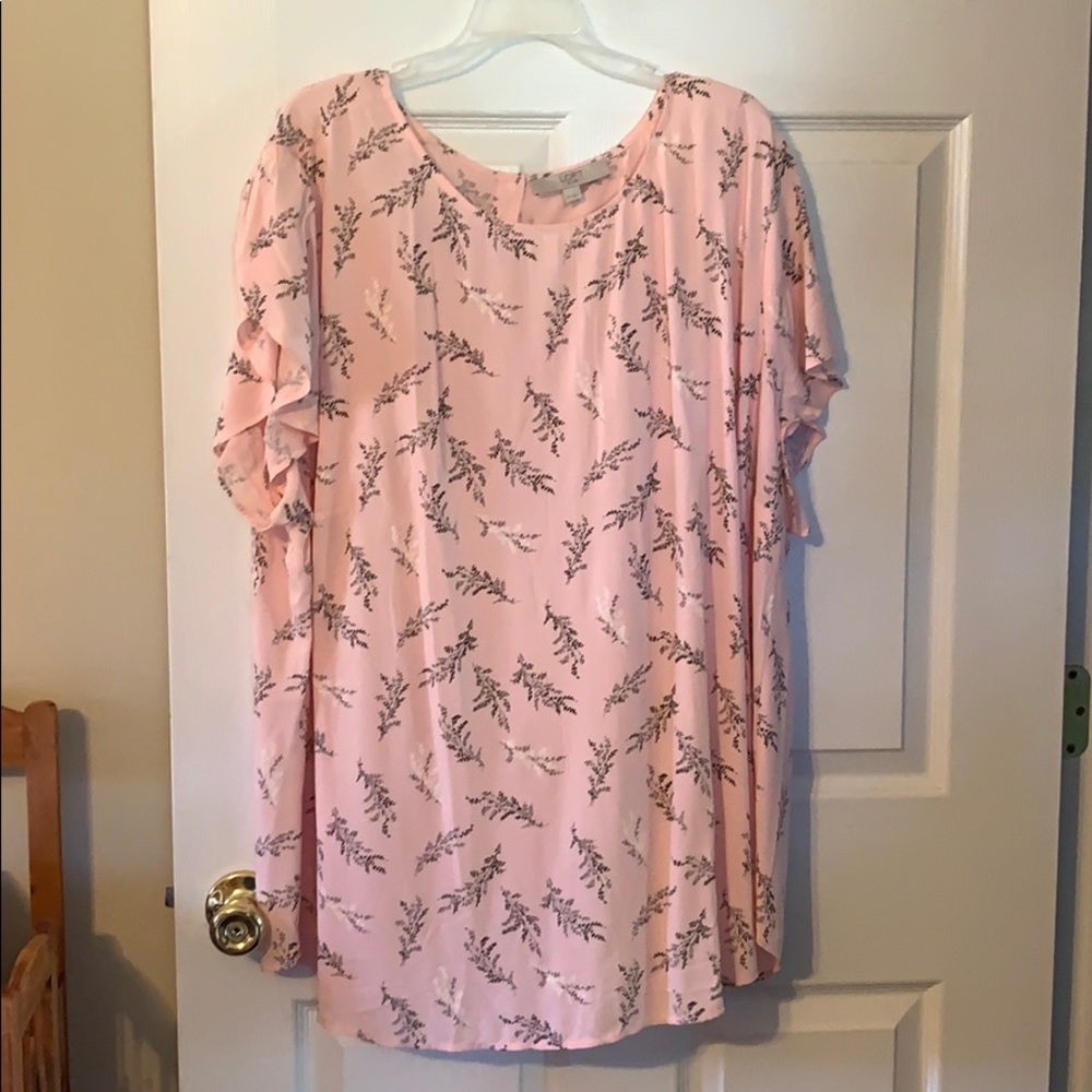 LOFT Tulip Sleeve Blouse